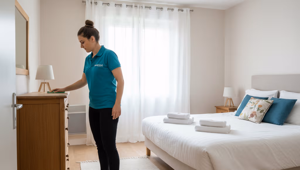 Nettoyage location saisonni&egrave;re Airbnb